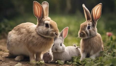 When do rabbits feed their babies, and how does this relate to the moon's gravitational pull?